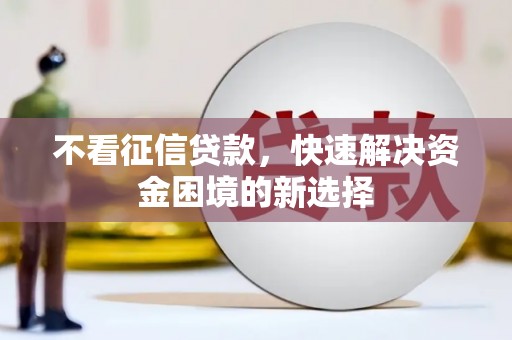 南丰不看征信贷款，快速解决资金困境的新选择