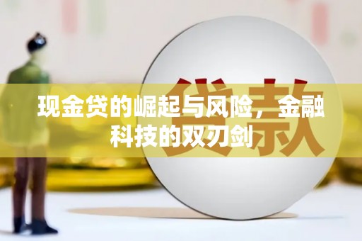 南丰现金贷的崛起与风险，金融科技的双刃剑