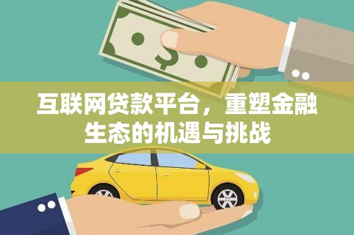 南丰互联网贷款平台，重塑金融生态的机遇与挑战