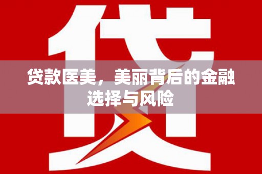 南丰贷款医美，美丽背后的金融选择与风险