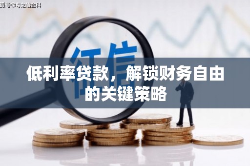 南丰低利率贷款，解锁财务自由的关键策略