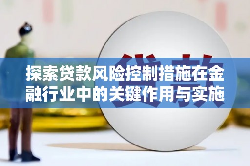 南丰探索贷款风险控制措施在金融行业中的关键作用与实施策略