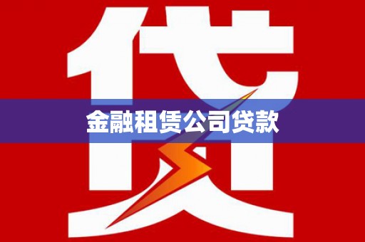 南丰金融租赁公司贷款