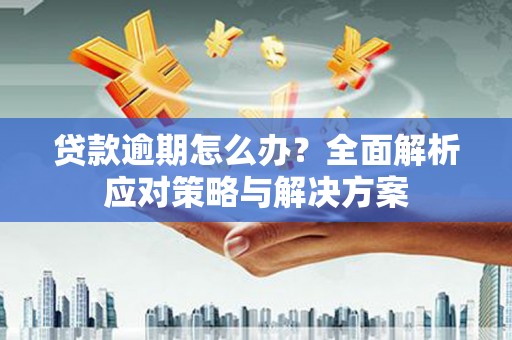 南丰贷款逾期怎么办？全面解析应对策略与解决方案
