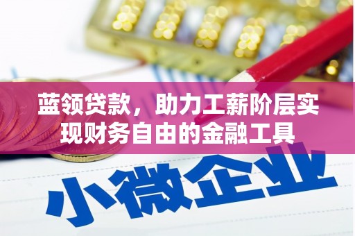南丰蓝领贷款，助力工薪阶层实现财务自由的金融工具