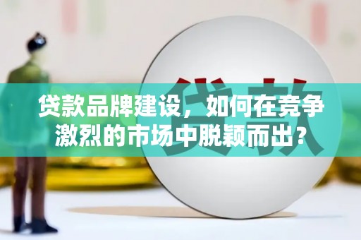 南丰贷款品牌建设，如何在竞争激烈的市场中脱颖而出？