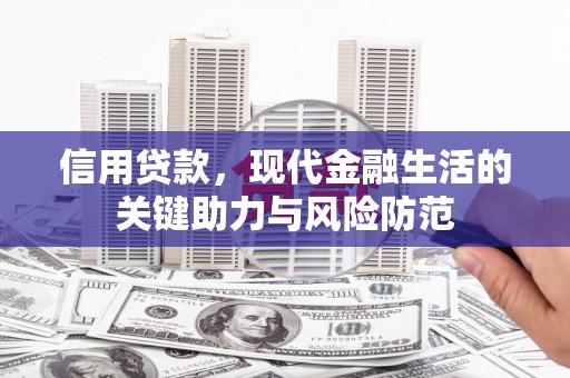 南丰信用贷款，现代金融生活的关键助力与风险防范