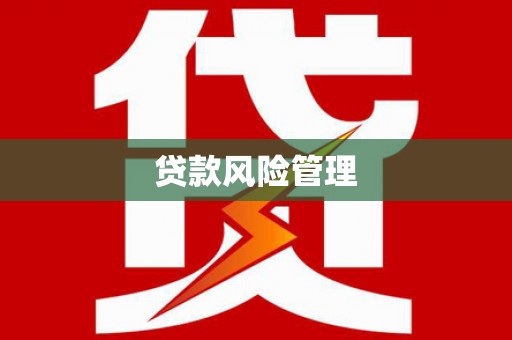 南丰贷款风险管理