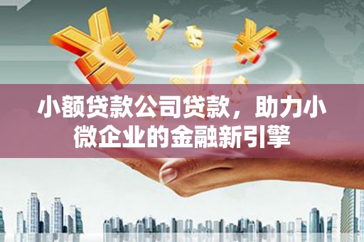 南丰小额贷款公司贷款，助力小微企业的金融新引擎