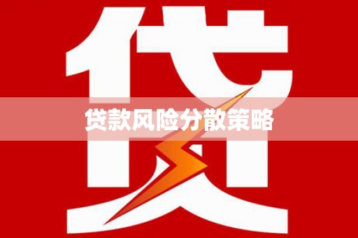 南丰贷款风险分散策略