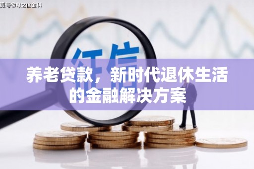南丰养老贷款，新时代退休生活的金融解决方案