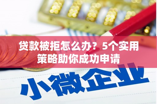 南丰贷款被拒怎么办？5个实用策略助你成功申请