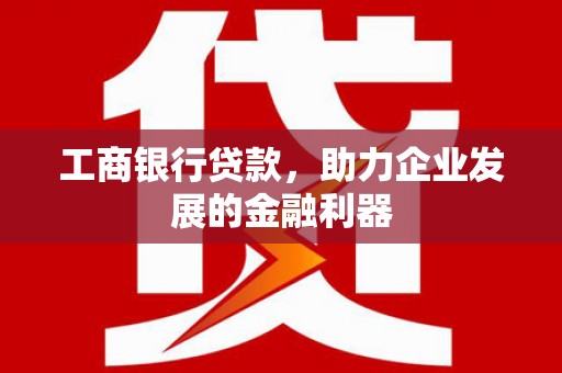 南丰工商银行贷款，助力企业发展的金融利器