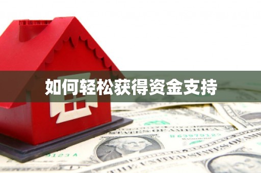 南丰如何轻松获得资金支持