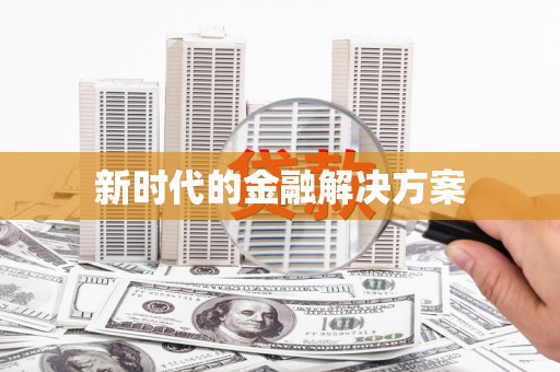 南丰新时代的金融解决方案